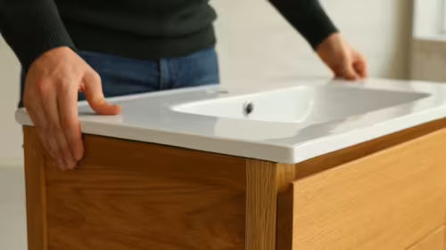 Installing a countertop sink