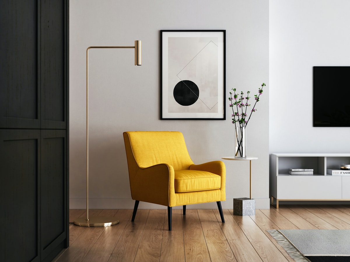 Calm minimal bedroom
